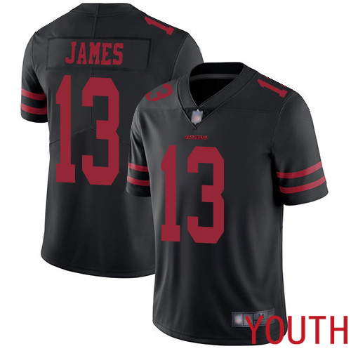 San Francisco 49ers Limited Black Youth Richie James Alternate NFL Jersey #13 Vapor Untouchable